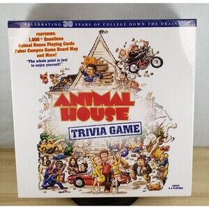ANIMAL HOUSE Celebrating 30 Years of College Down the Drain Trivia Game NEW